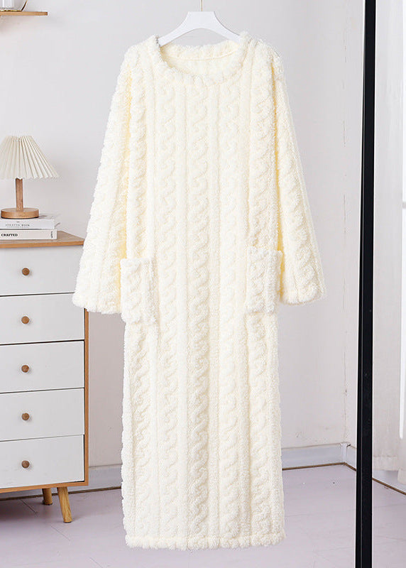 Teddy Cozy Plush Home Dress