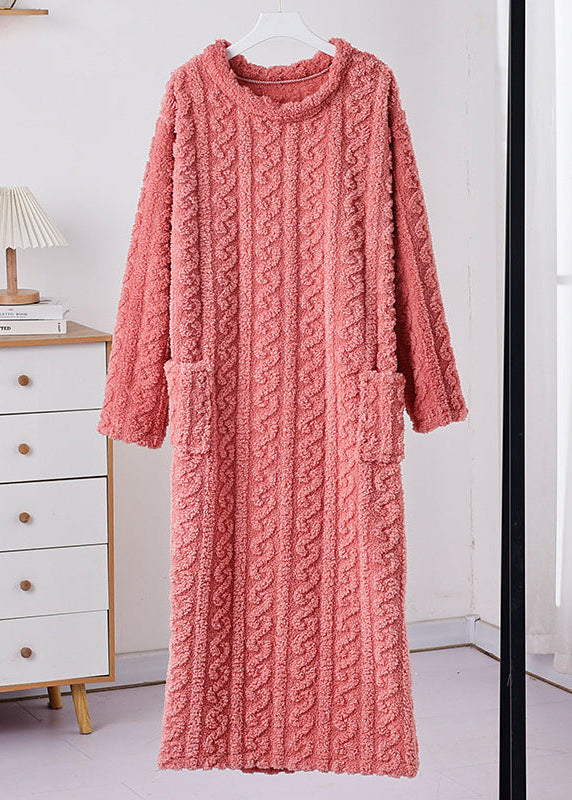 Teddy Cozy Plush Home Dress