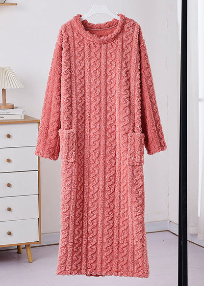 Teddy Cozy Plush Home Dress
