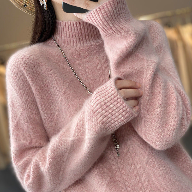 Cable-Knit Soft Sweater