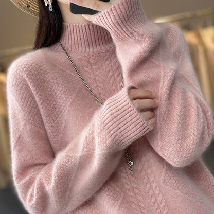 Cable-Knit Soft Sweater