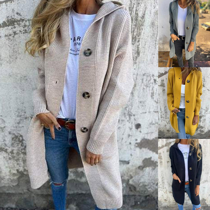 Sofia Hooded Medium Cardigan