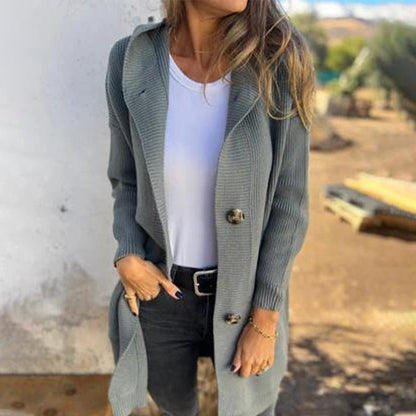 Sofia Hooded Medium Cardigan