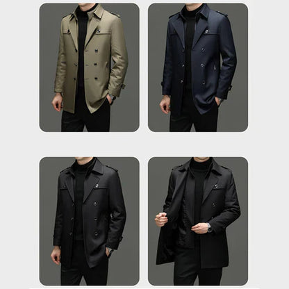 Mid-length trench coat